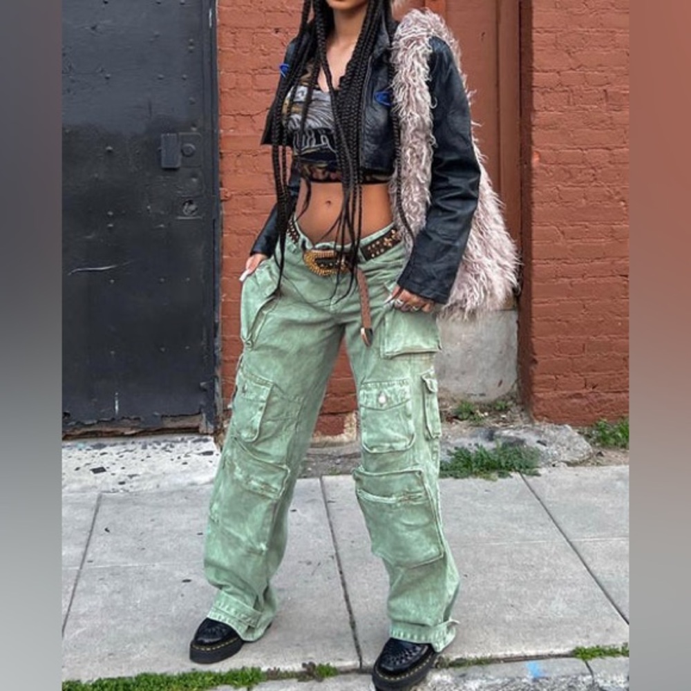 Stylish Green Cargo Pants